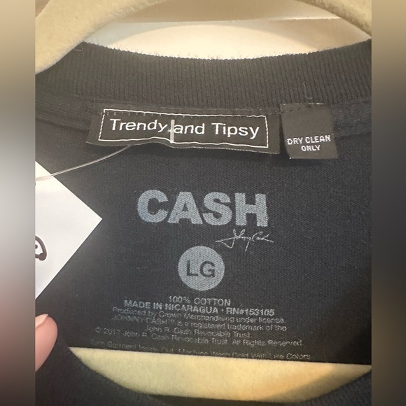 Johnny Cash Double-Sided Chain Tank - Picture 4 of 6